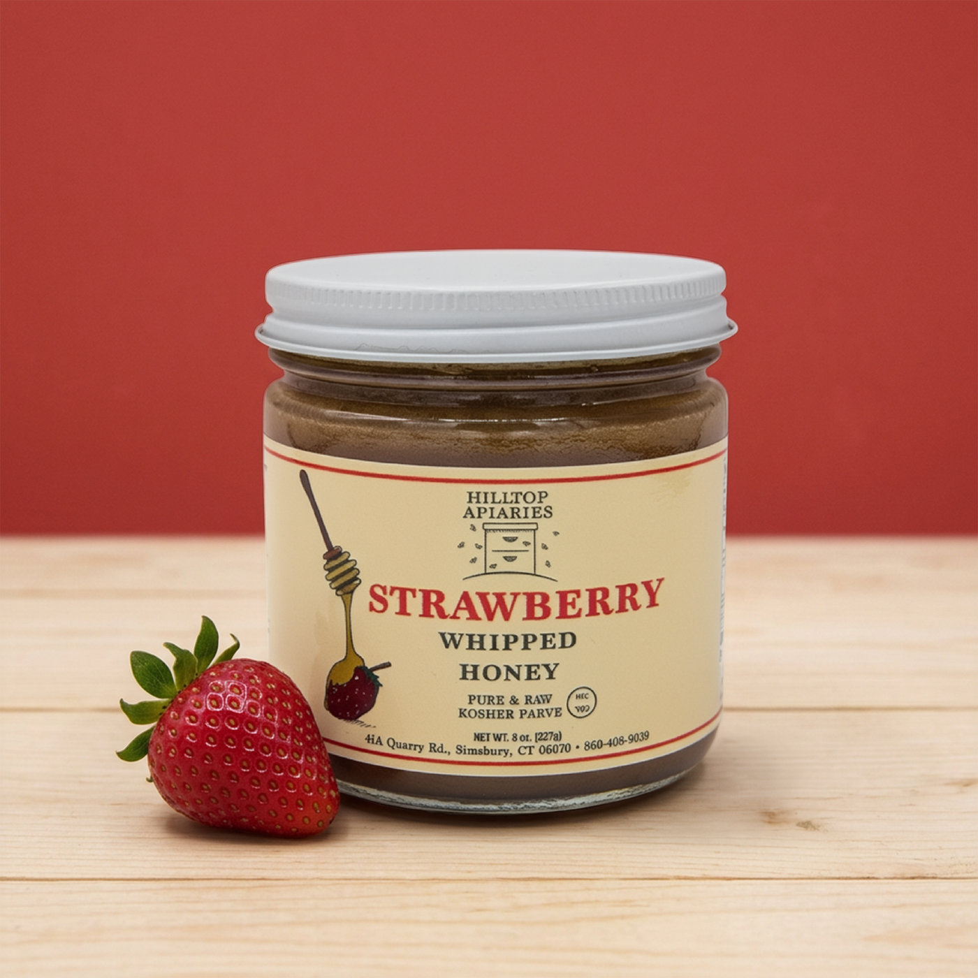 その他 Nanatural Whipped Strawberry Honey 340g Strawberry Whipped Honey Spread – Hilltop Apiaries